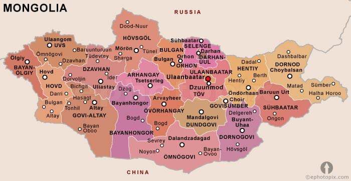 Лао, ако Монголия политически 