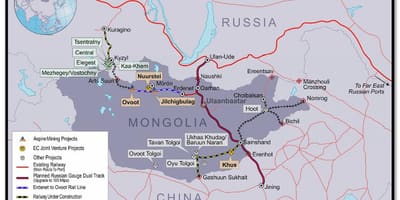 Монголска жп карта