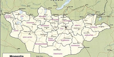 Карта монголската степ